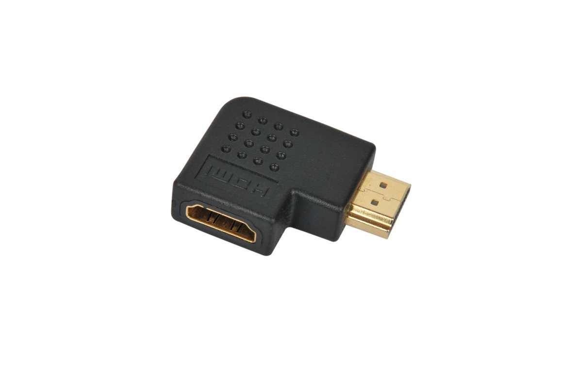 Adattatore HDMI M/F a "L" a 90 gradi