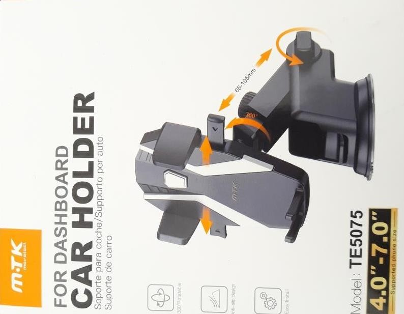 MTK PORTACELLULARE DA 4'-7' CON VENTOSA TE5075 