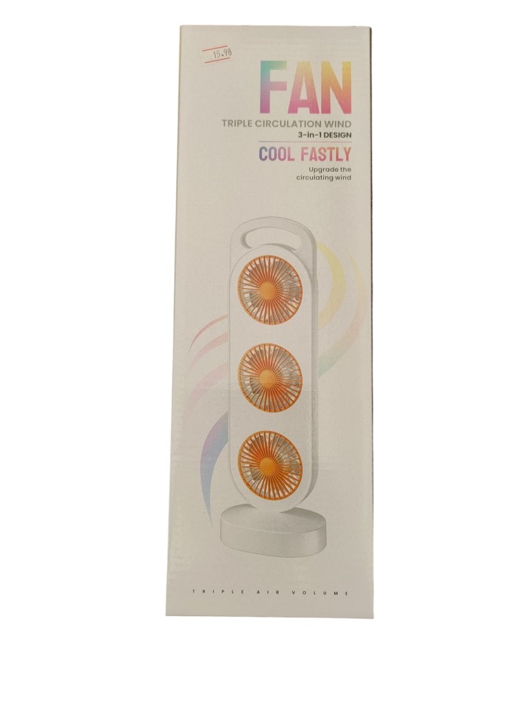 VENTILATORE TRIPLA CIRCOLAZIONE ARIA COOL FASTLY