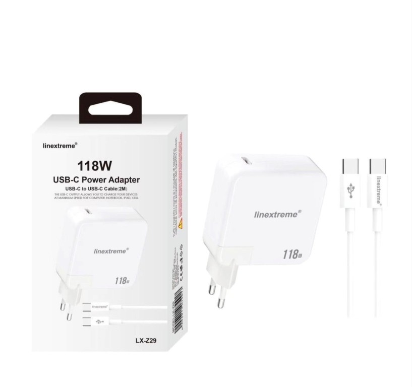 LINEXTREME CARICATORE TYPE-C CAVO 2m DA 118W LX-Z29
