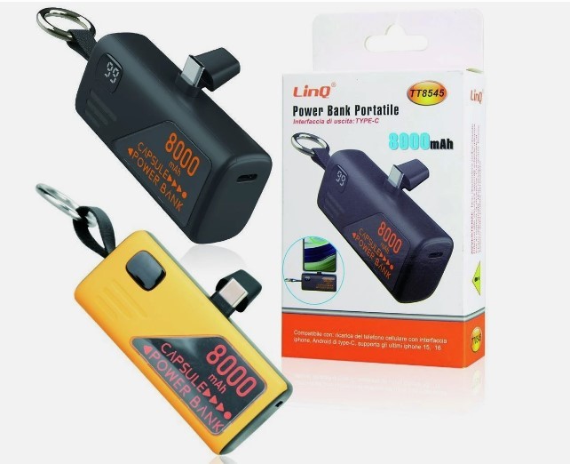 LINQ POWER BANK PORTATILE TYPE-C DIRECT 8000mAh  TT8545
