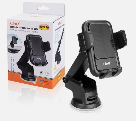 LINQ SUPPORTO PER CELLULARE DA AUTO DA 3,5'-7'  H3259