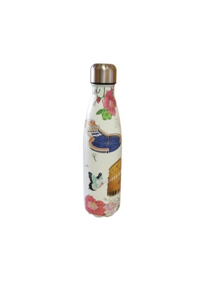 BORRACCIA TERMICA 500 ML CON DOPPIA PARETE ISOLANTE IN ACCIAIO INOX DESIGN ROMA 5673
