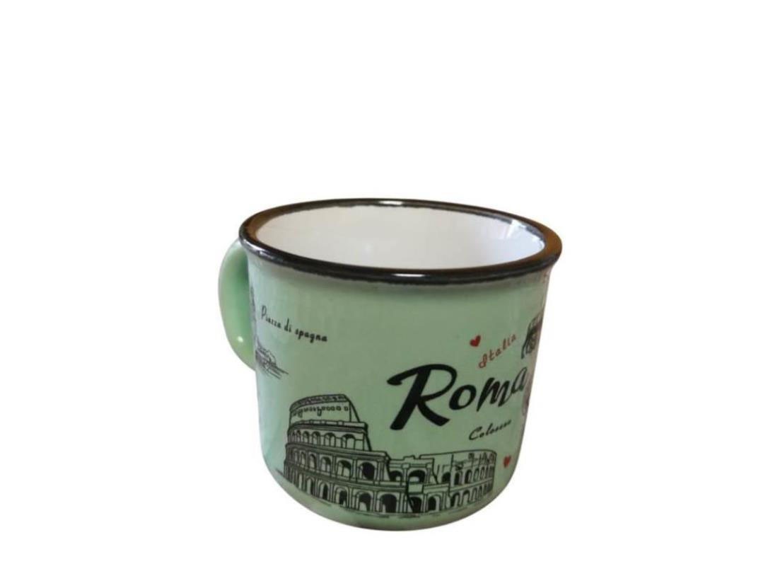 TAZZINA DA CAFFE' DIAMETRO 6cm H5.3cm ROMA 5695
