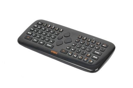 Black Lefant Wireless 3D Gyroscope Air Fly Mouse Keyboard for Game of Mini PC TV FM2
