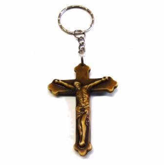 SOUVENIR FROM ITALY " PORTACHIAVE KEYCHAIN SANTI NELLA GOCCIA D'ACQUA" 