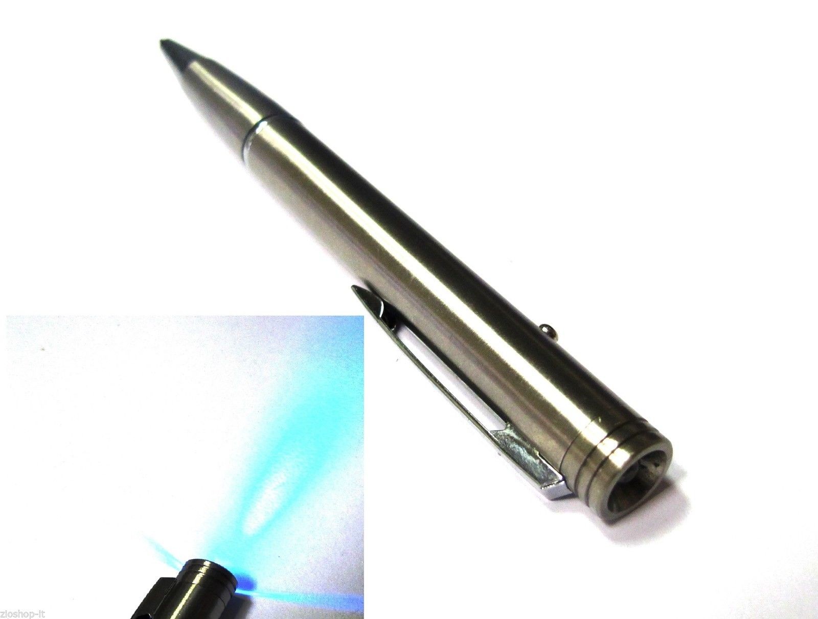 TESTER RILEVATORE BANCONOTE FALSE EURO LUCE UV FORMA DI PENNA.UV MONEY TESTER