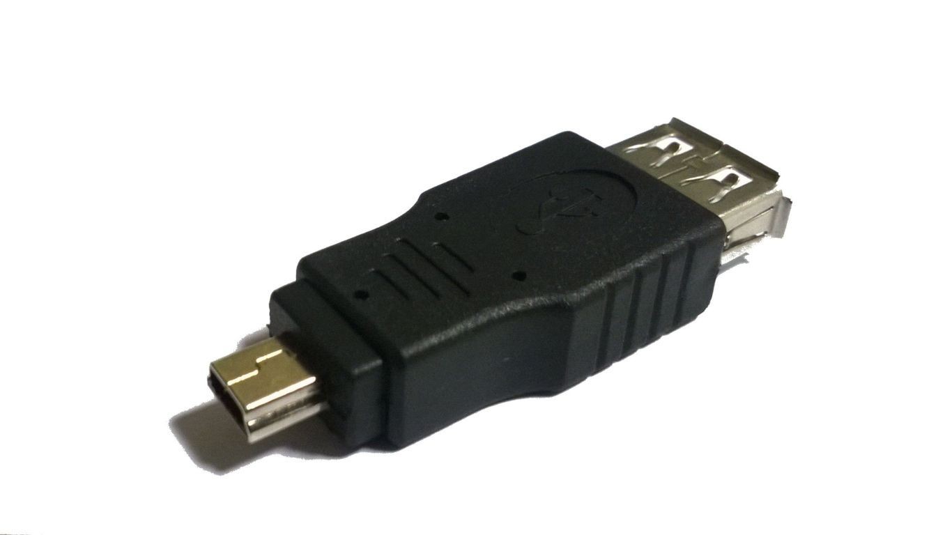 ADATTAROTE USB A-F - MINI USB M ALIMENTAZIONE