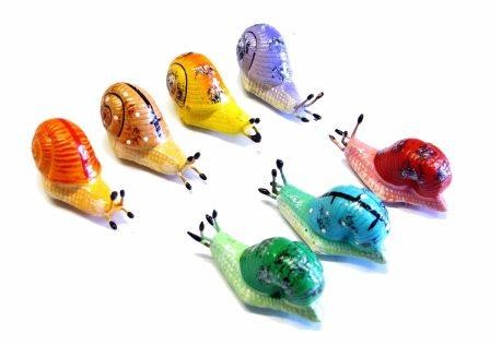 Calamita Magnete Frigo Fridge Magnets calamita in terracotta lumaca lumache snail slug