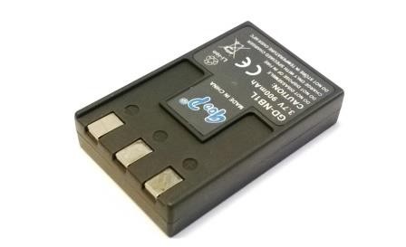 BATTERIA GodP COMPATIBILE CANON NB1L NB 1L, 3.7V 900mAh