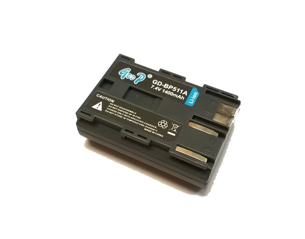 BATTERIA GodP COMPATIBILE CANON BP511A 7.4V 1400mAh