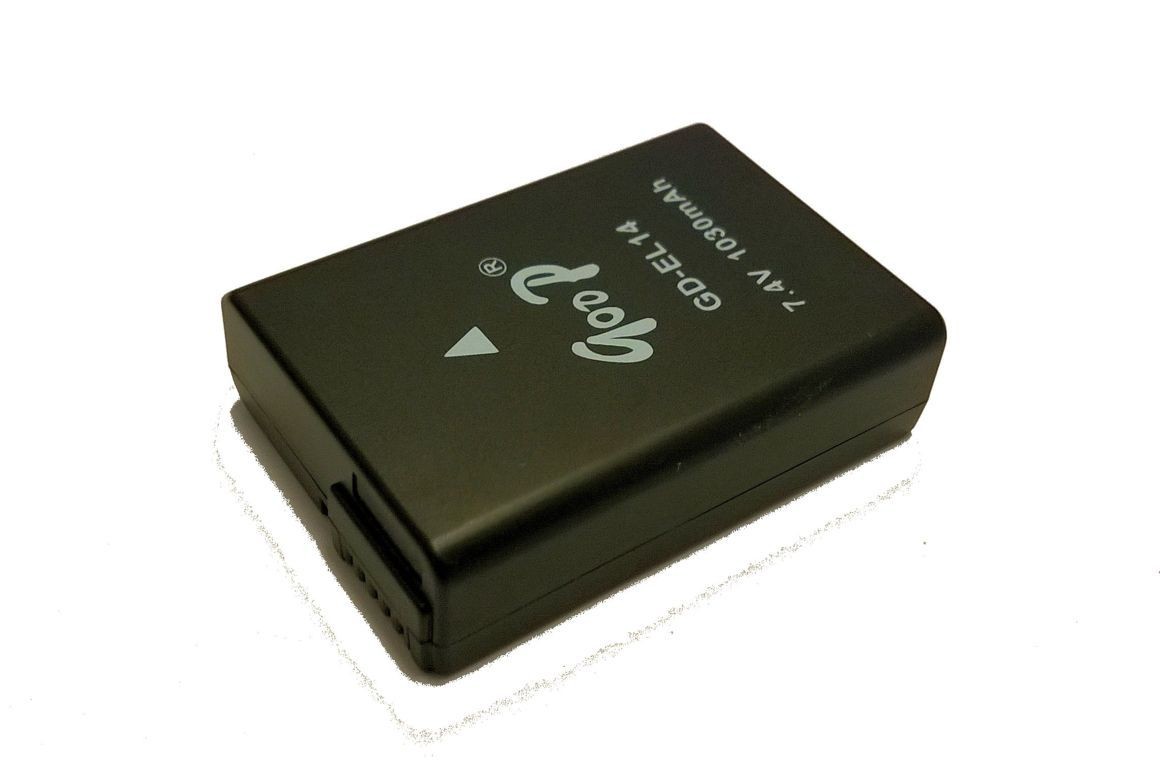 HIGH QUALITY BATTERIA COMPATIBILE NIKON BATTERY ENEL14 EN-EL14 7,4V 1030mAh