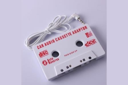 ADATTATORE STEREO A CASSETTA PER MP3,CD,MD,IPOD,TABLET,SMARTPHONE