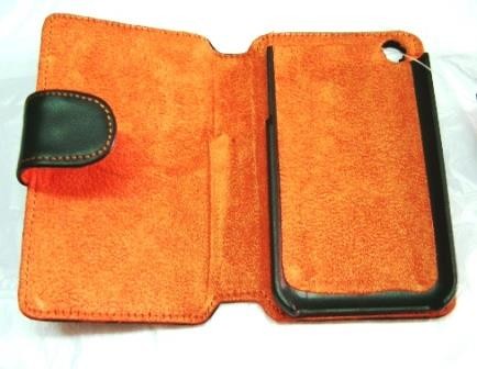 Custodia per Iphone 2G-3G DX-SX in Eco-Pelle Con Interno Scamosciato Vintage Modello