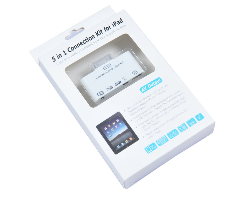 ADATTATORE PER IPAD KIT CONNESSIONE CAMERA 5 IN 1