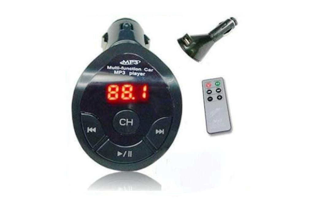 LETTORE MP3 PER AUTO CON MODULATORE FM; CAR MP3 PLAYER&FM MODULATOR"MIDDLE"