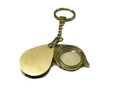 LENTE D'INGRANDIMENTO PORTACHIAVI METTALLO; MAGNIFYING GLASS KEYCHAIN