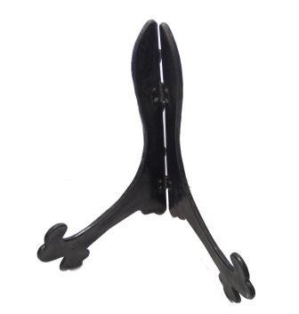 SET DI 3 ESPOSITORI PORTA PIATTI NERO IN PLASTICA XL H:33 L:21