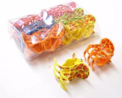 SET DI 12 MINI MOLLETTE MOLLETTINE PER CAPELLI BAMBINA STRAWBERRY