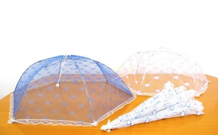 ESAGONALE COPRI VIVANDE RIPIEGABILE ESAGONALE NYLON COPRIVIVANDE PER CIBI ANTI INSETTI E MOSCHE
