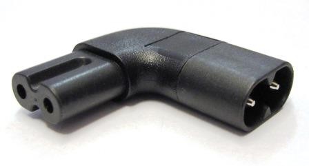 CONNETTORE PLUG ANGOLARE C7 90 GRADI ORIZZONTALE