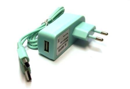 CARICABATTERIA 3DS DSi 3DSXL DSiXL 3DSXL 110-240v ALIMENTATORE RETE CASA.