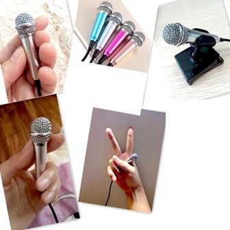 MINI MICROFONO VOICE STAR OMNIDIREZIONALE 3.5MM PLUG CON BASE