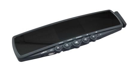 RETROVISORE VIVAVOCE BLUETOOTH PER AUTO CON TELECAMERA RETROMARCIA BTC355