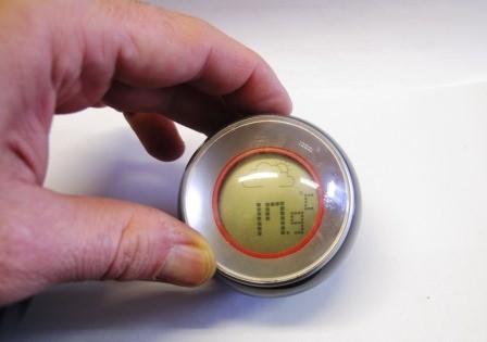 OROLOGIO TERMOMETRO BAROMETRO "GREAT BALL OF TIME" AMOVIBILE