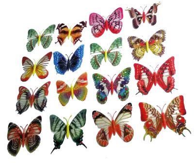 SET DI 6 FARFALLE CALAMITA MAGNETE; 6 PCS MAGNETS BUTTERFLIES