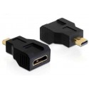 Adattatore MINI HDMI (TIPO C) FEMMINA A MICRO HDMI (TIPO D) MASCHIO 1080P FULL-HD
