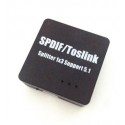 SPLITTER PROFESSIONALE 1X3 SPDIF/TOSLINK SUPPORTO AUDIO 5.1
