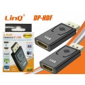 Adattatore DisplayPort a HDMI 4K, Displayport Maschio HDMI Femmina Adattatore DP a HDMIper 4K TV HDTV Monitor Proiettori Portatili