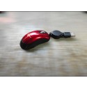 Mini Mouse Ottico 1600 dpi USB 2.0 Con Cavo USB Retrattile 1.2m