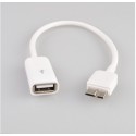 CAVO OTG USB 2.0 AF/ 3.0 A-MICRO PER SAMSUNG NOTE 3 E MOBILE