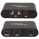 MINI CONVERTITORE DA VGA A HDMI CON AUDIO IN JACK