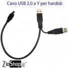 Cavo Usb AA Mini 5Pin  per HDD Esterni