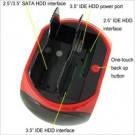 Docking Station  Multifunzionale usb 2.0 HDD Hard Disk Supporta 2.5"   3.5" IDE SATA WLX-875