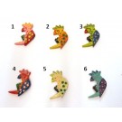 CALAMITA MAGNETE FRIGO RESINA PAPPAGALLO SU RAMO;FRIDGE MAGNETS PARROT ON BRANCH