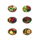 CALAMITA MAGNETE IN RESINA CESTO VERDURA; FRIDGE MAGNETS VEGETABLE