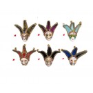 Maschera Carnevale decorata serie 1031. Disponibile in varie colorazioni