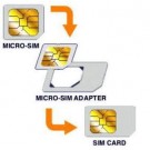 Adattatore da Micro Sim a Sim MicroSIM Adapter ADATTATORE SMART SIM A SIM