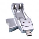 Mini Caricabatterie USB per stilo (AA) e ministilo (AAA) GD101