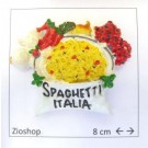 Souvenir  ITALIA Souvenir From Italy Calamita Frigo Fridge Magnets  SPAGHETTI ITALIA 5 INGREDIENTI