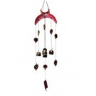 SCACCIAPENSIERI , CAMPANELLO DEL VENTO, WIND CHIMES, MOD."1501" IN VARI MATERIALI
