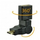 ADATTATORE ANGOLARE PROLUNGA DOPPIO SNODATO HDMI M/F 360 gradi