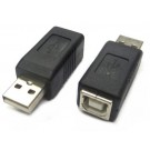 Adattatore USB 2.0 AM/BF COLORE NERO ADAPTER BLACK COLOR