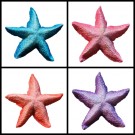 Calamita Frigo Magnete Resina "STELLA MARINA PICCOLA CON BRILLANTINI" Fridge Magnet