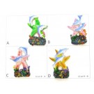 Calamita Magnete Frigo Fridge Magnets Dolphin DELFINI CON STELLA MARINA