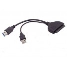 CAVO ADATTATORE USB 3.0 to SATA 22P 2.5" Hard disk driver Adapter With USB Power Cable